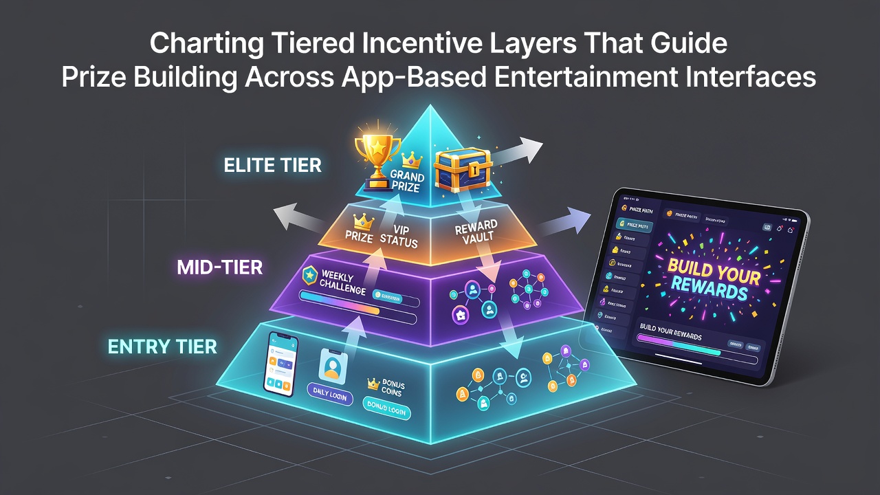 Detaillierte Ansicht von Belohnungsebenen und Preiskumulation in Entertainment-Apps mit gestuften Anreizen
