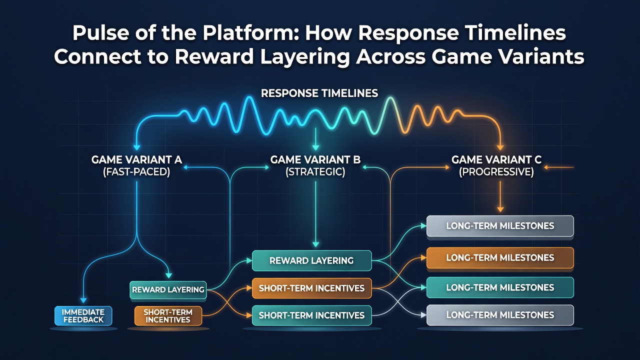 Grafische Darstellung von Reaktions-Timelines und gestaffelten Belohnungen in App-basierten Spielvarianten